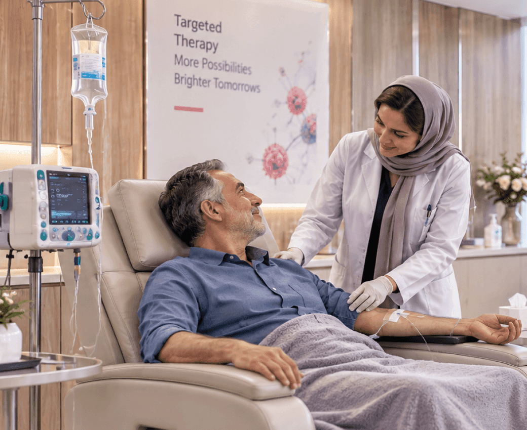 فضای دریافت درمان هدفمند سرطان