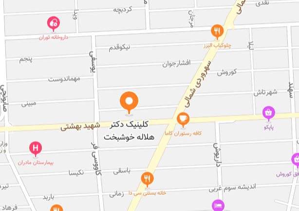 لوکیشن دکتر هلاله خوشبخت